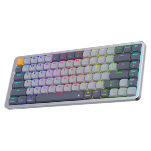 Redragon K652 75% Wireless RGB Mechanical Keyboard - Tri-Mode Connectivity, Ultra-Thin Design, Low-Profile Switches