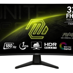 MSI MAG 32C6 32" Curved Gaming Monitor - FHD, 180Hz, 1ms, Adaptive-Sync