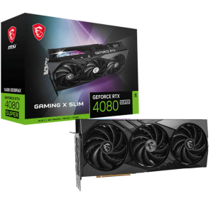 MSI GeForce RTX 4080 SUPER 16G GAMING X SLIM VGA - 16GB GDDR6X, TRI FROZR 3, HDMI 2.1a, DisplayPort 1.4a