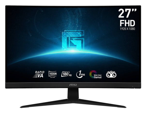 MSI G27C4 E3 27" Curved Gaming Monitor - FHD, 180Hz, 1ms, Adaptive Sync