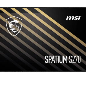 MSI Spatium S270 SATA SSD - 240GB, 480GB, 960GB - 2.5" Form Factor