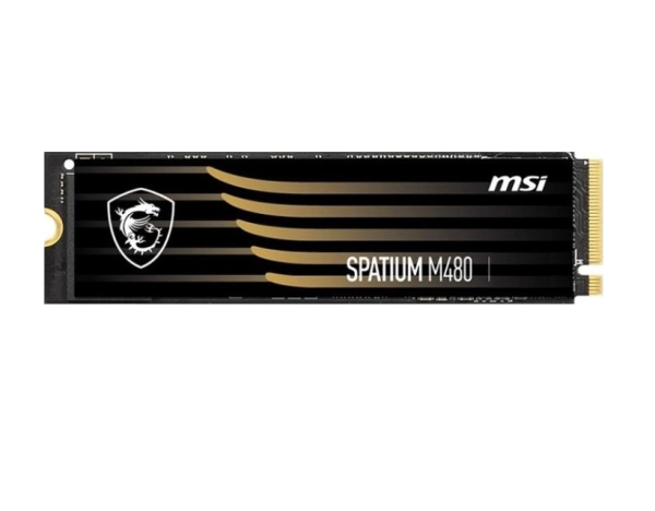 MSI Spatium M480 PCIe 4.0 NVMe M.2 SSD - 1TB/2TB, Gen4x4, Up to 7000MB/s Read