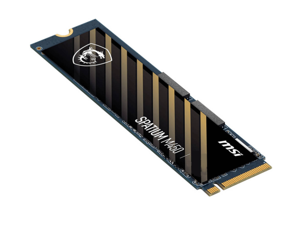 MSI Spatium M450 PCIe 4.0 NVMe M.2 SSD - Up to 1TB, 3600MB/s Read Speeds