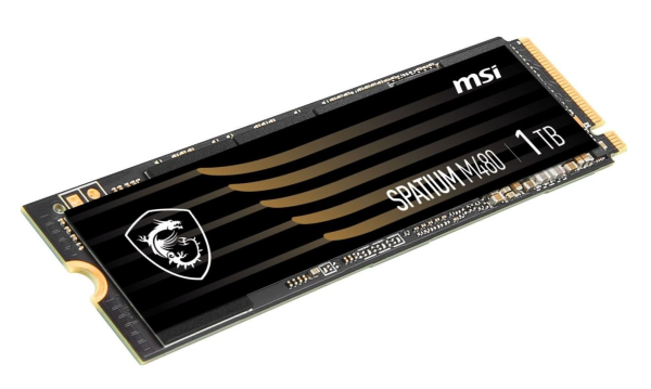 MSI Spatium M480 PCIe 4.0 NVMe M.2 SSD - 1TB/2TB, Gen4x4, Up to 7000MB/s Read