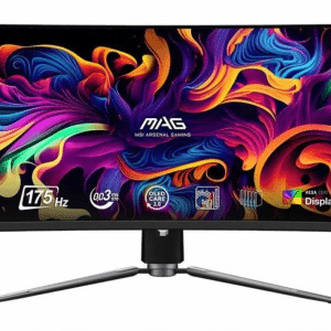 MSI MAG 341CQP 34" Ultrawide QD-OLED Gaming Monitor - UWQHD, 175Hz, 0.3ms Response Time, HDR