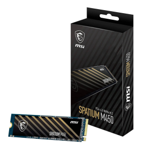 MSI Spatium M450 PCIe 4.0 NVMe M.2 SSD - Up to 1TB, 3600MB/s Read Speeds