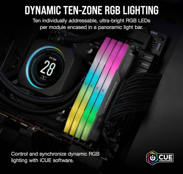 CORSAIR VENGEANCE 32GB RGB DDR5