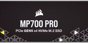 Corsair MP700 PRO 1TB NVMe SSD, 11,700MBs Read