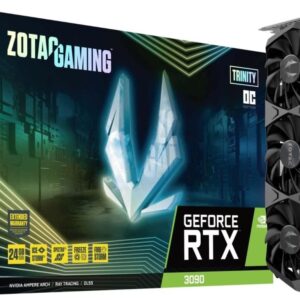 Used ZOTAC RTX 3090 Trinity OC, 24GB GDDR6X, Triple Fan